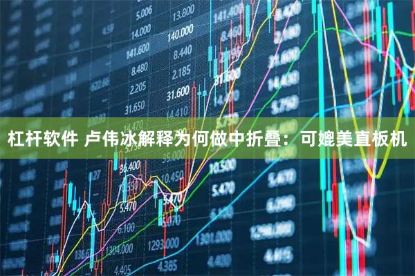 杠杆软件 卢伟冰解释为何做中折叠：可媲美直板机